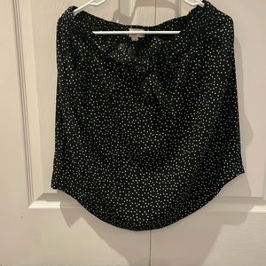 Loft mid length shirt with adjustable tie belt, never worn, size medium